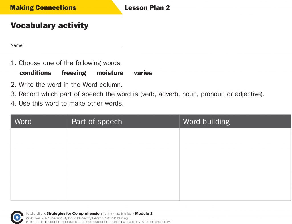 Making Connections | Strategies for Comprehension